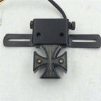 Maltese Cross Tail Light for Universal Motorcycle (Fits Most Models)