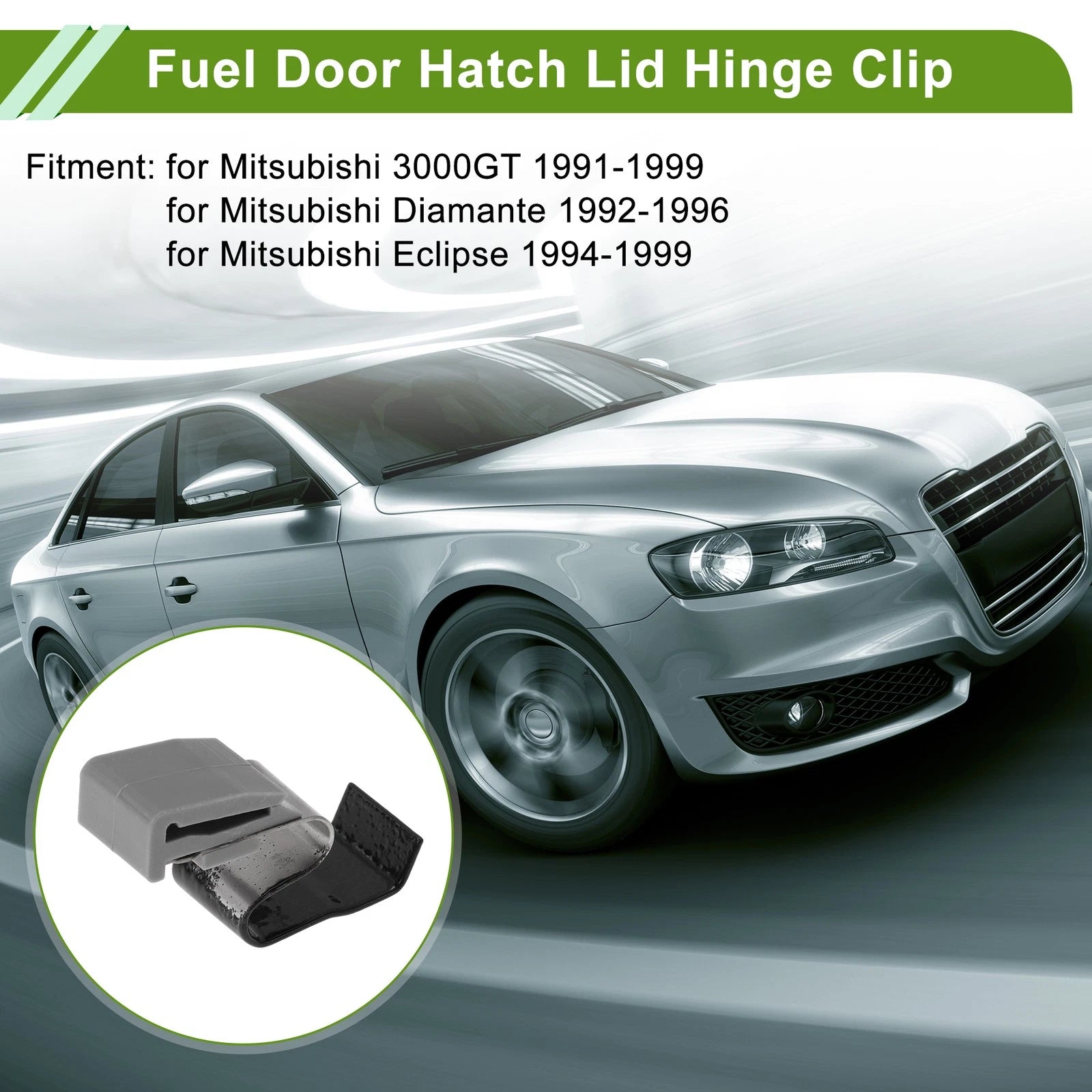 Fuel Gas Tank Door Spring Clip MR970563 for Mitsubishi 3000GT (1991–1999)