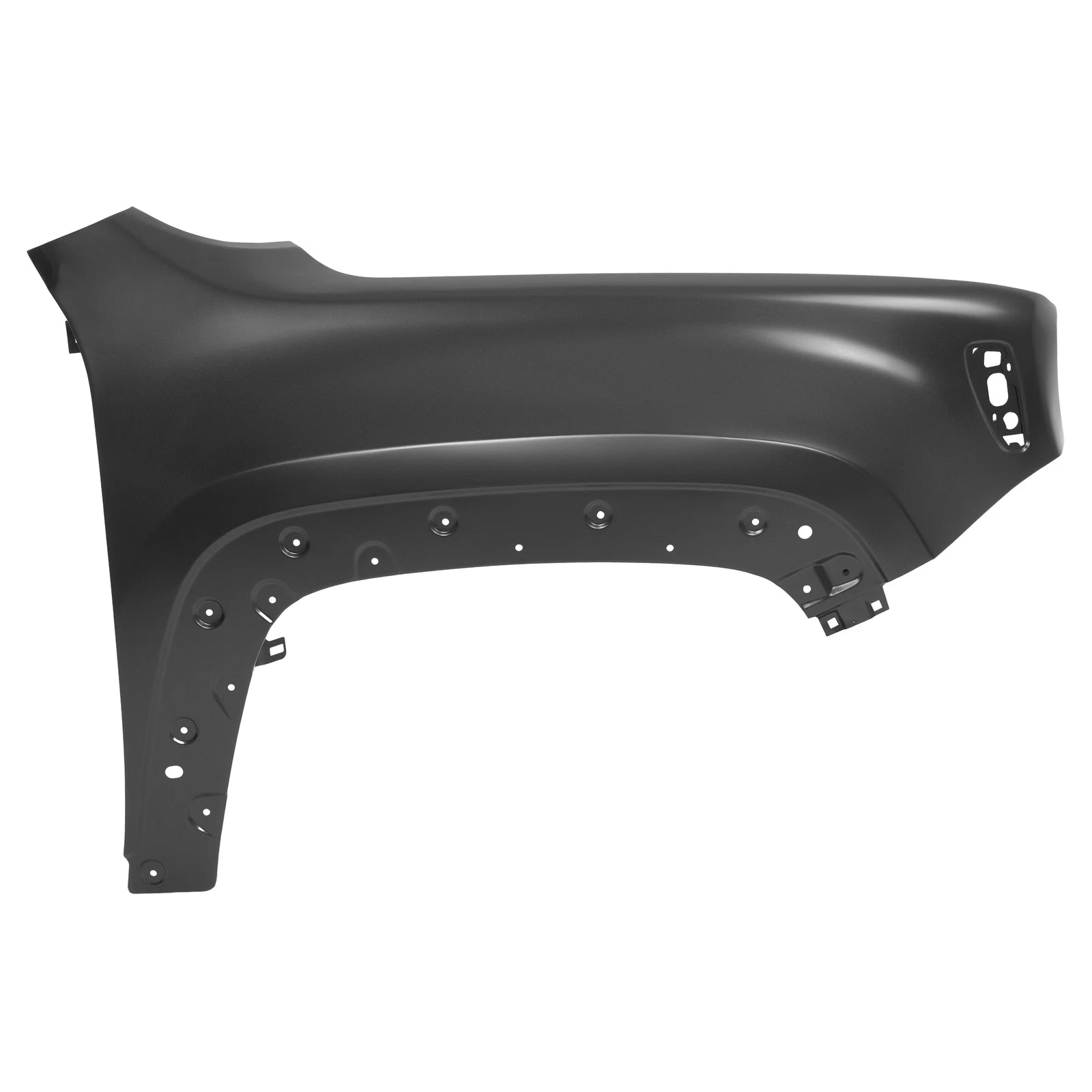 Steel Front Right Side Fender for Jeep Renegade (2015–2023) w/ Molding Holes RH