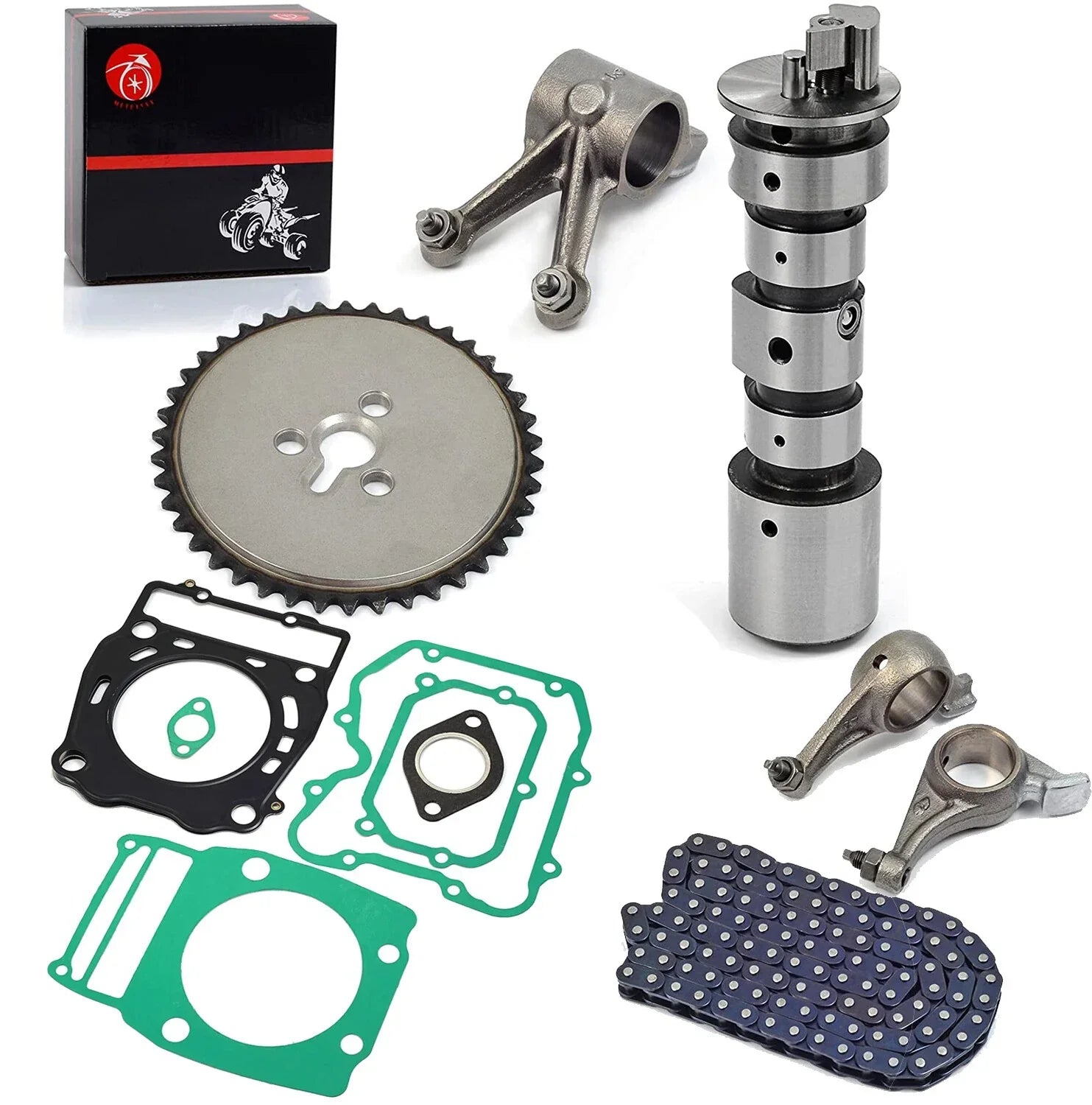 Cam Shaft & Rocker Arm & Gasket Kit for Polaris Sportsman 500 (1996–2012)