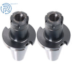 Set of 2 Collet Chucks for CNC Machines (4" Gage Length)