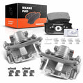 6X Rear Brake Caliper and Pad for Chrysler 200 Dodge Avenger Caliber (2011–2014)