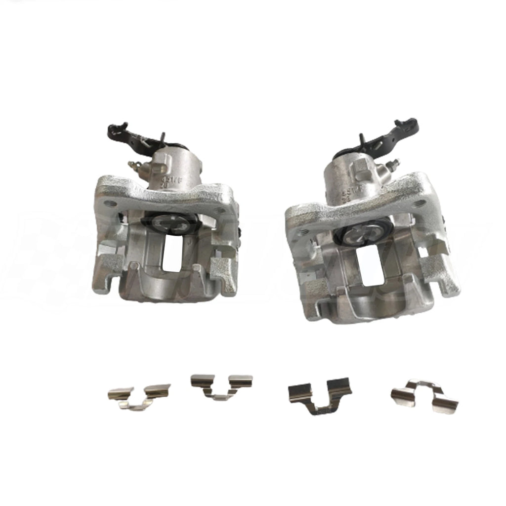 2X Rear Disc Brake Caliper w/ Bracket for Audi Volkswagen Beetle Golf Jetta (2000–2010)