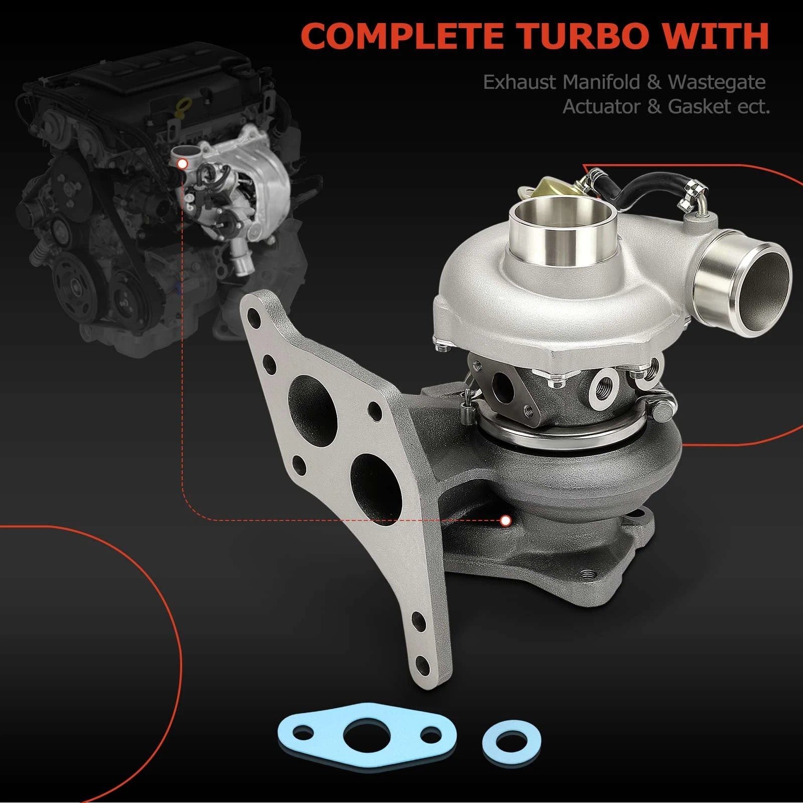 Turbocharger for Subaru Legacy Outback WRX STi (1990–2020)