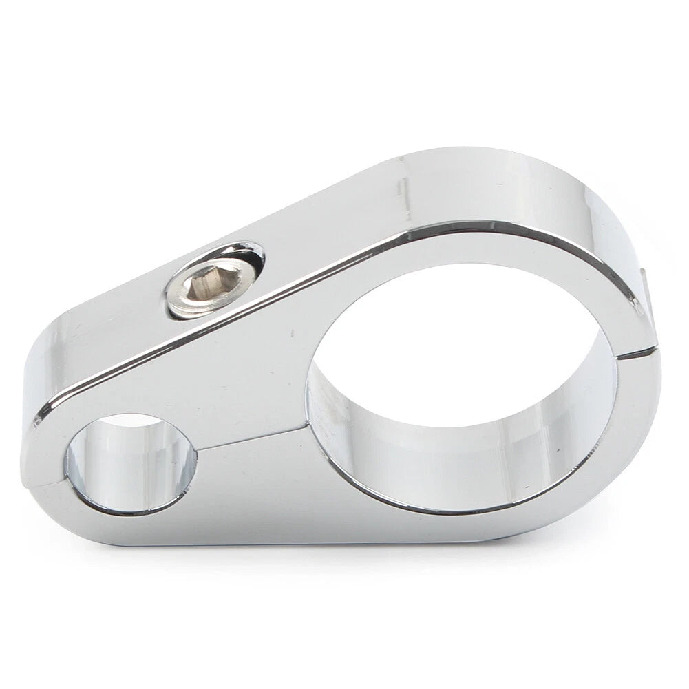 Brake Clutch Cable Wire Clamp Clip for Harley 1'' Handlebar