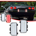 2X Clear White LED Rear Tailgate Reverse Lights for Corvette C4 (1991–1996)