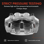 Set of 12 Ceramic Brake Pads and Calipers for Dodge Durango Jeep