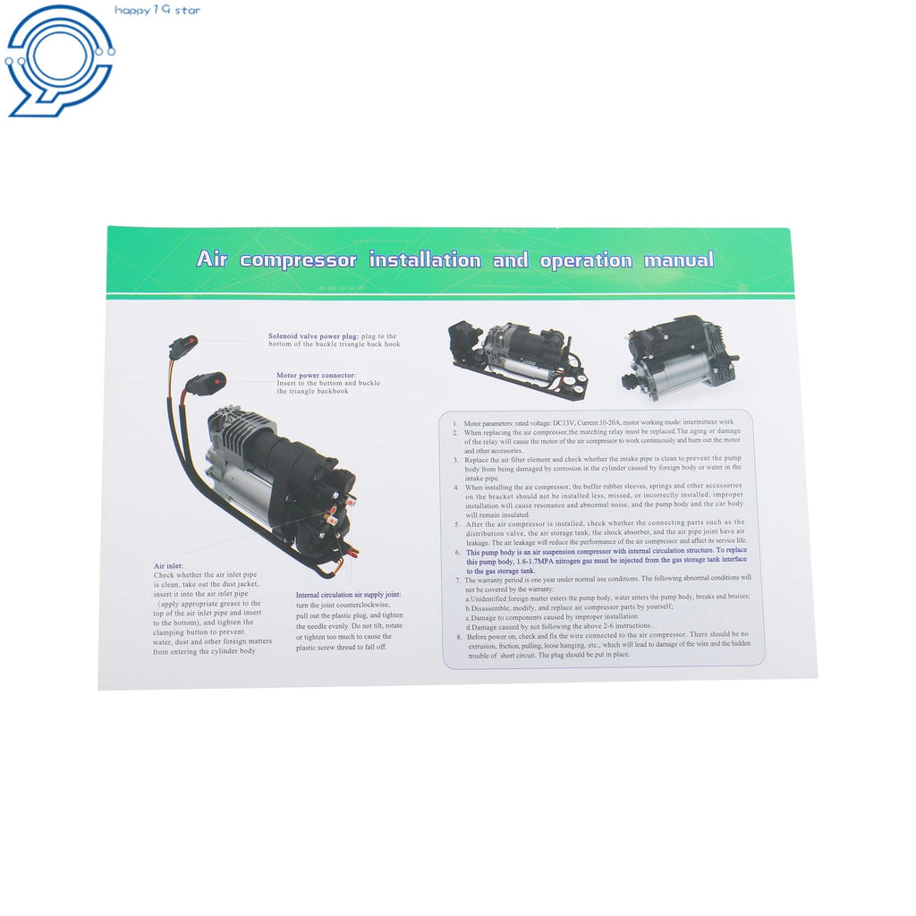 Air Ride Suspension Compressor for Volvo XC90 (2016–2019)