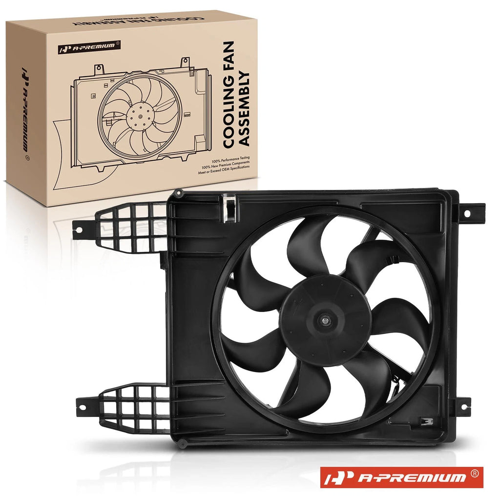 Cooling Fan Assembly w/ Brushed Motor for Chevrolet Aveo Aveo5 (2011–2011)