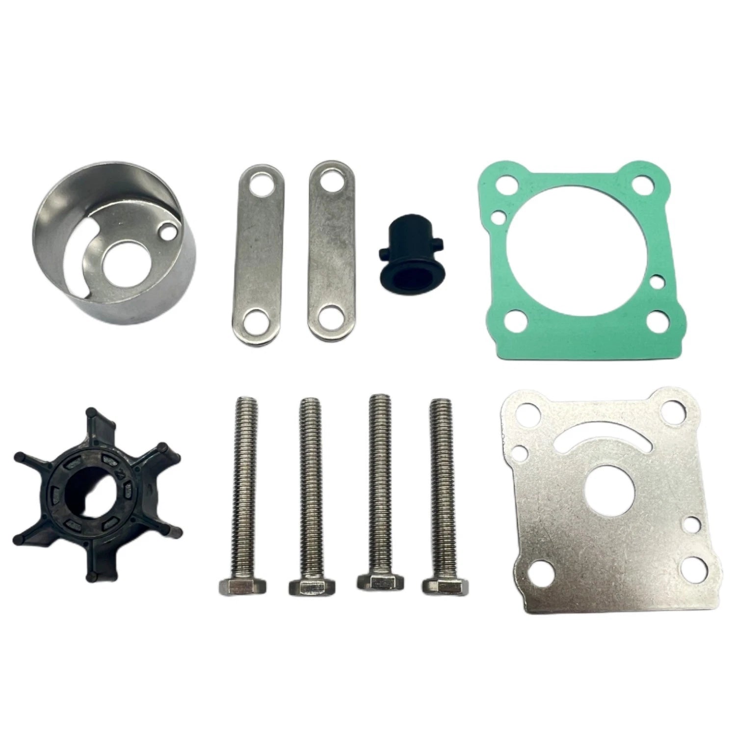 Water Pump Impeller Service Kit for Yamaha 2 Str 6 8 HP (6N0 6G1-W0078-00)