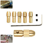 ABS Board Aluminum Sheet Drill Chuck Fixture Clamp for Electric Motor Shaft
