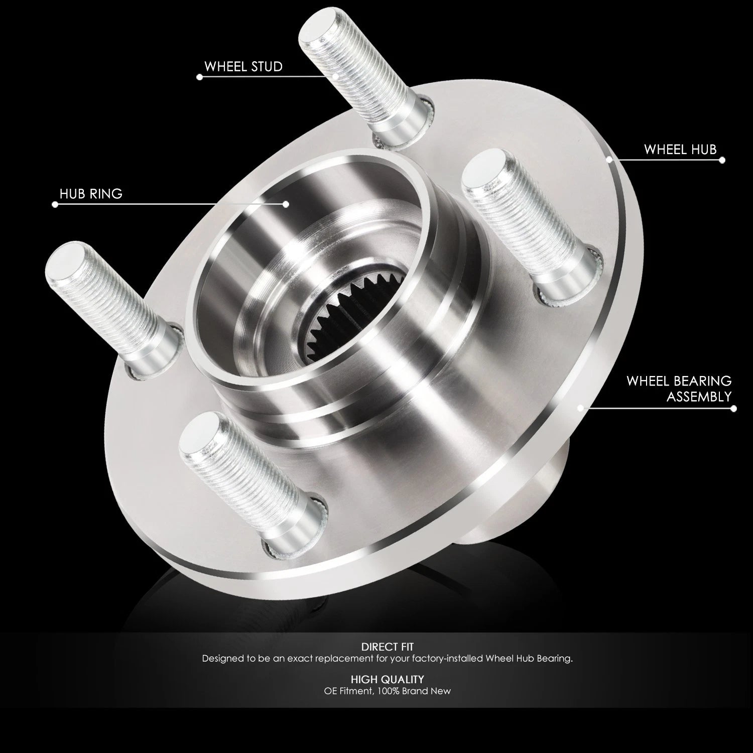 Wheel Hub for Nissan Kicks, Versa Note (2012–2019)