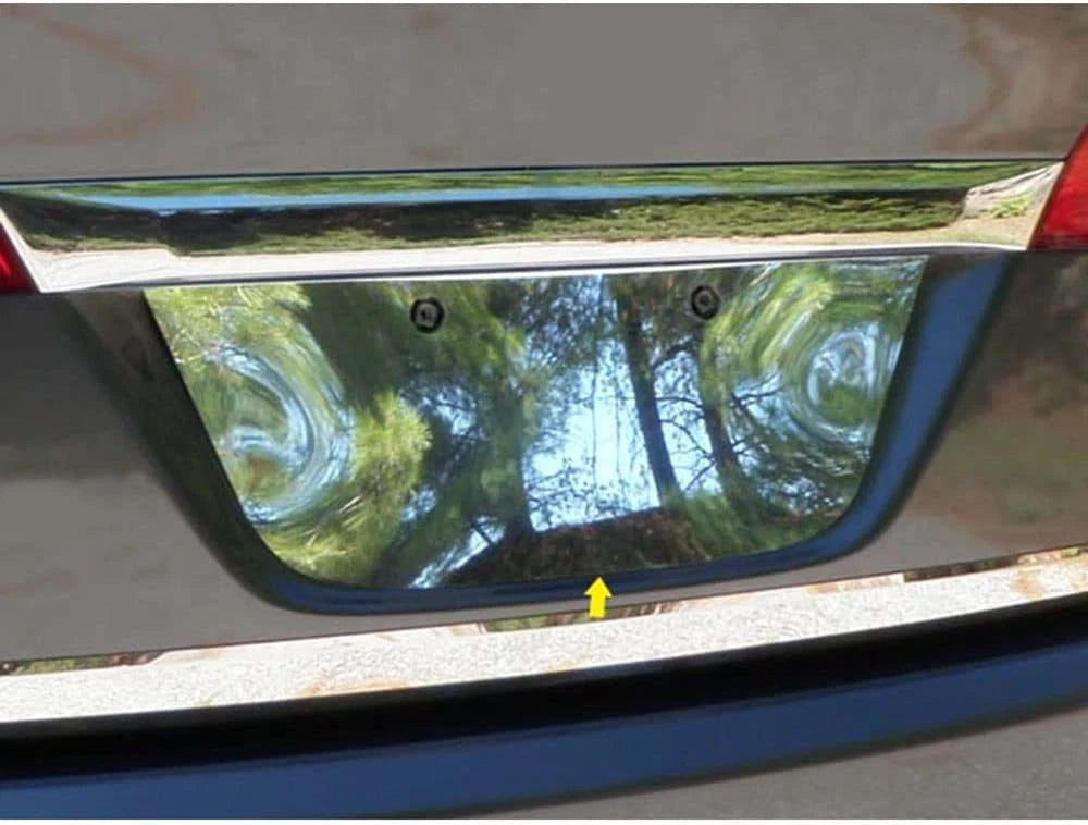 Luxury FX Chrome 6 15/16' License Plate Bezel for 2006-2011 Honda Civic