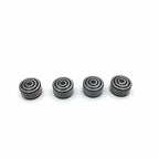 Set of 4 Black Bolt Toppers Caps for Harley Sportster XL/XR (1986–2013)