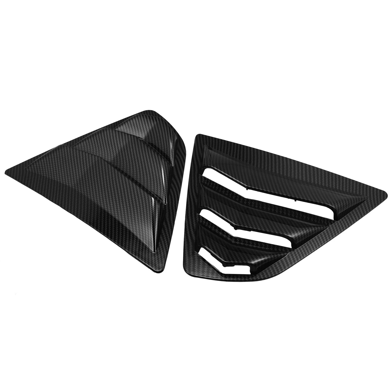 1 Pair Rear Side Window Louvers Carbon Fiber for Toyota Camry  726215260984