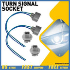 Set of 2 Turn Light Signal Plug Connector Harness No.90075-60028 for Toyota (EV)
