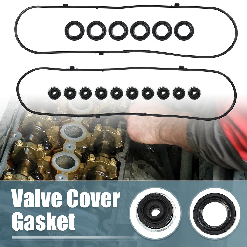 Set of 2 Valve Cover Gasket VS50607R for Acura MDX 3.5L V6 (2003–2006)