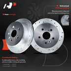 Rear Brake Rotor Pad and Caliper for Toyota Sienna (2004–2010)