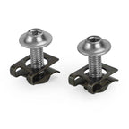 10x Aluminum M6x20mm Screen Bolts & Spring C Clips for Honda (T)