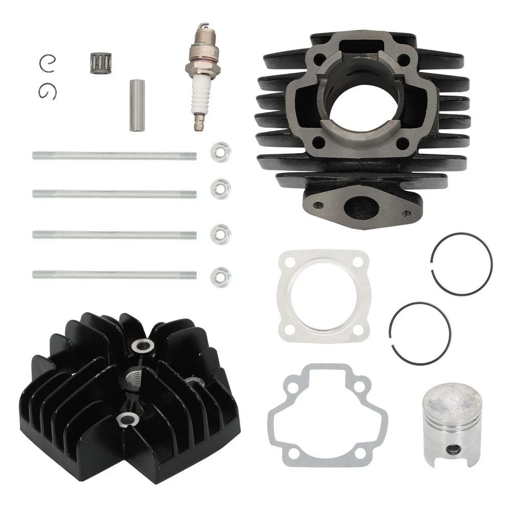 Top End Kit for Yamaha PW50 QT50 (1979–2017) - Piston, Cylinder, Head