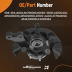Front Right Steering Knuckle & Wheel Hub Bearing for Toyota Matrix (2003–2008)
