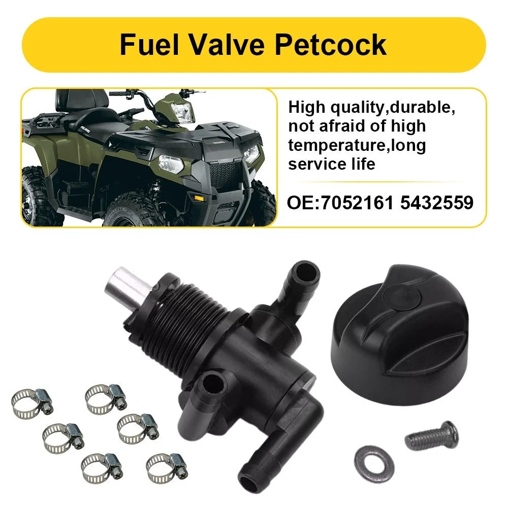 Fuel Shut Off Valve Petcock for Polaris Sportsman 500 335 400 600 700 (1996–2008)