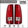Set of 2 LED Tail Lights for Chevy Silverado 1500 2500 3500 (2003–2006)