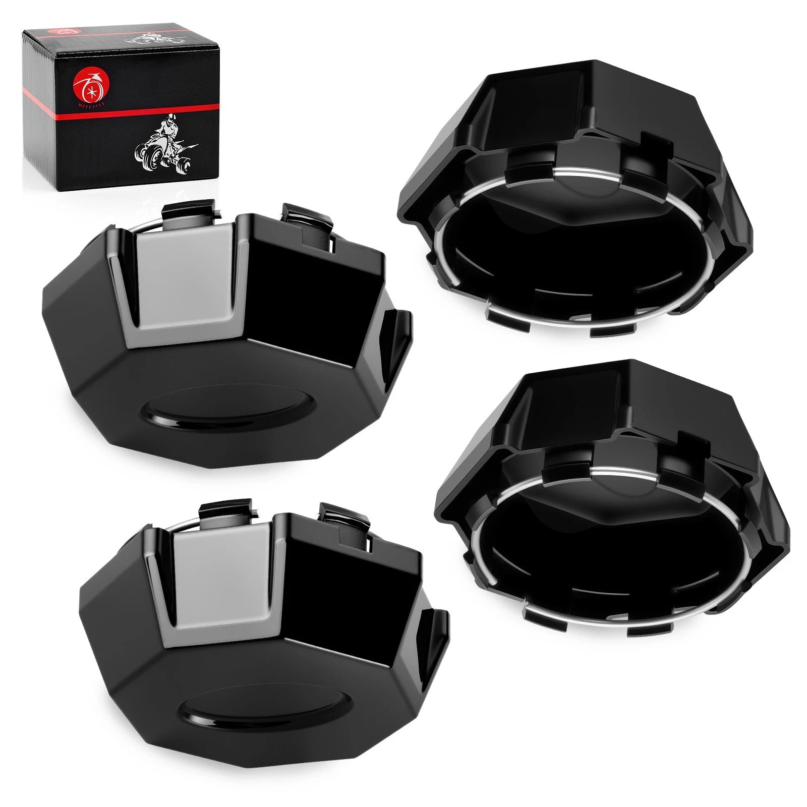4 Pack Wheel Rim Caps for Polaris Ranger Crew 1000 EPS (2018) Replaces 1521954-067