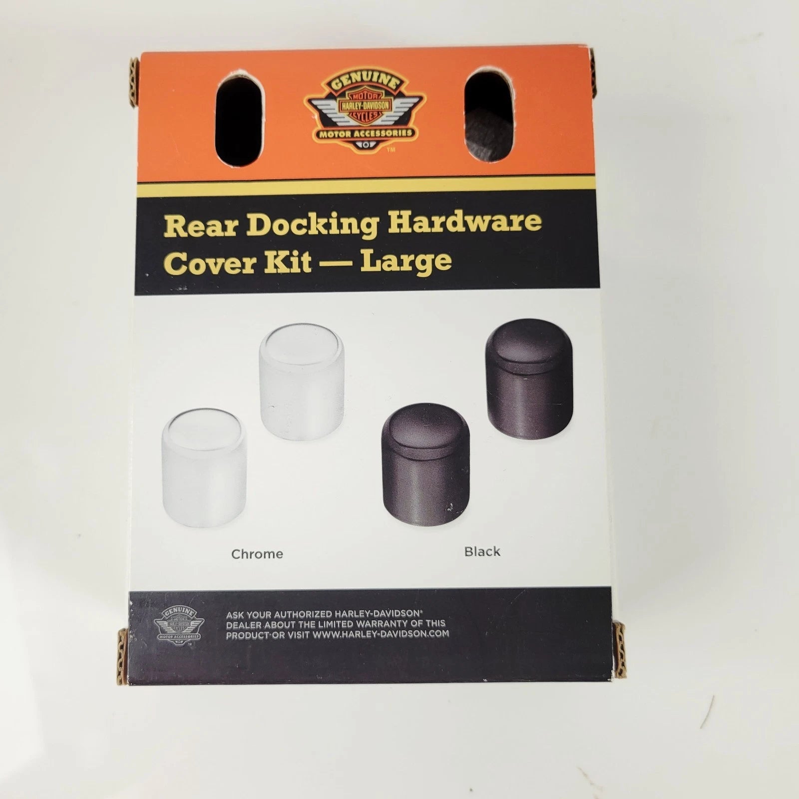 Rear Docking Hardware Cover Kit for Harley-Davidson (Multi Fit) 48223-10