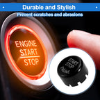 Push Start Button Cover for BMW (Compatible, 2.5cm, Black)