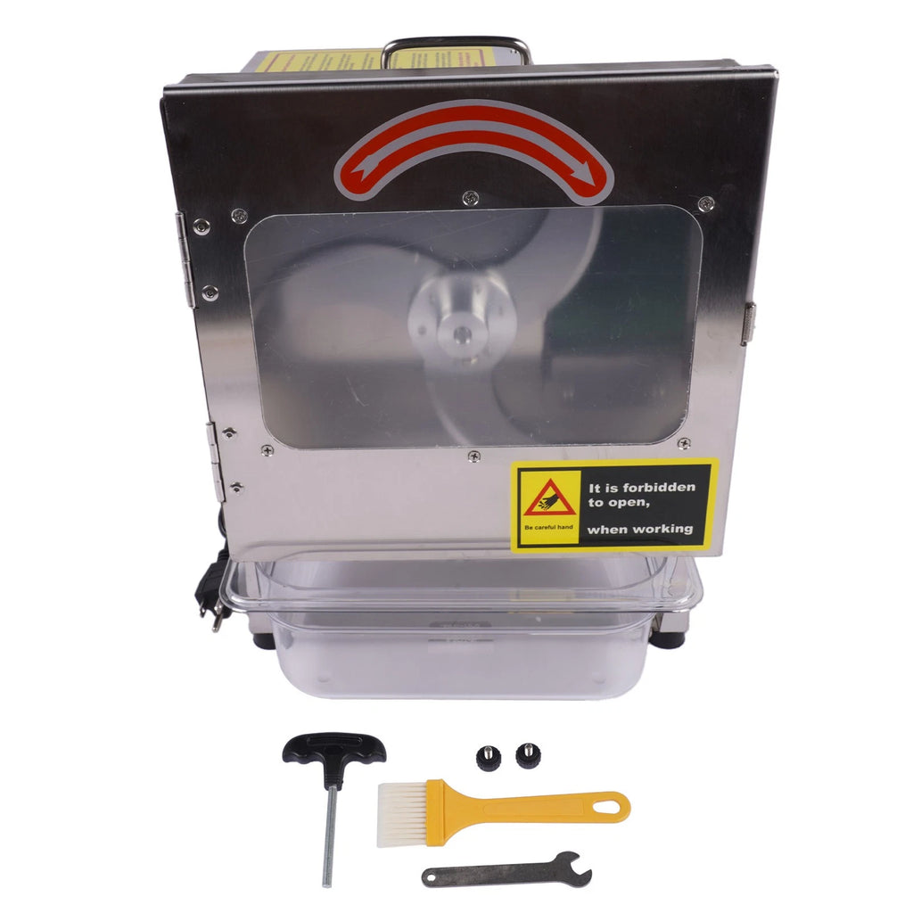 Commercial Electric Veg Fruit Slicer 200W Conveyor Belt 110V (200W)