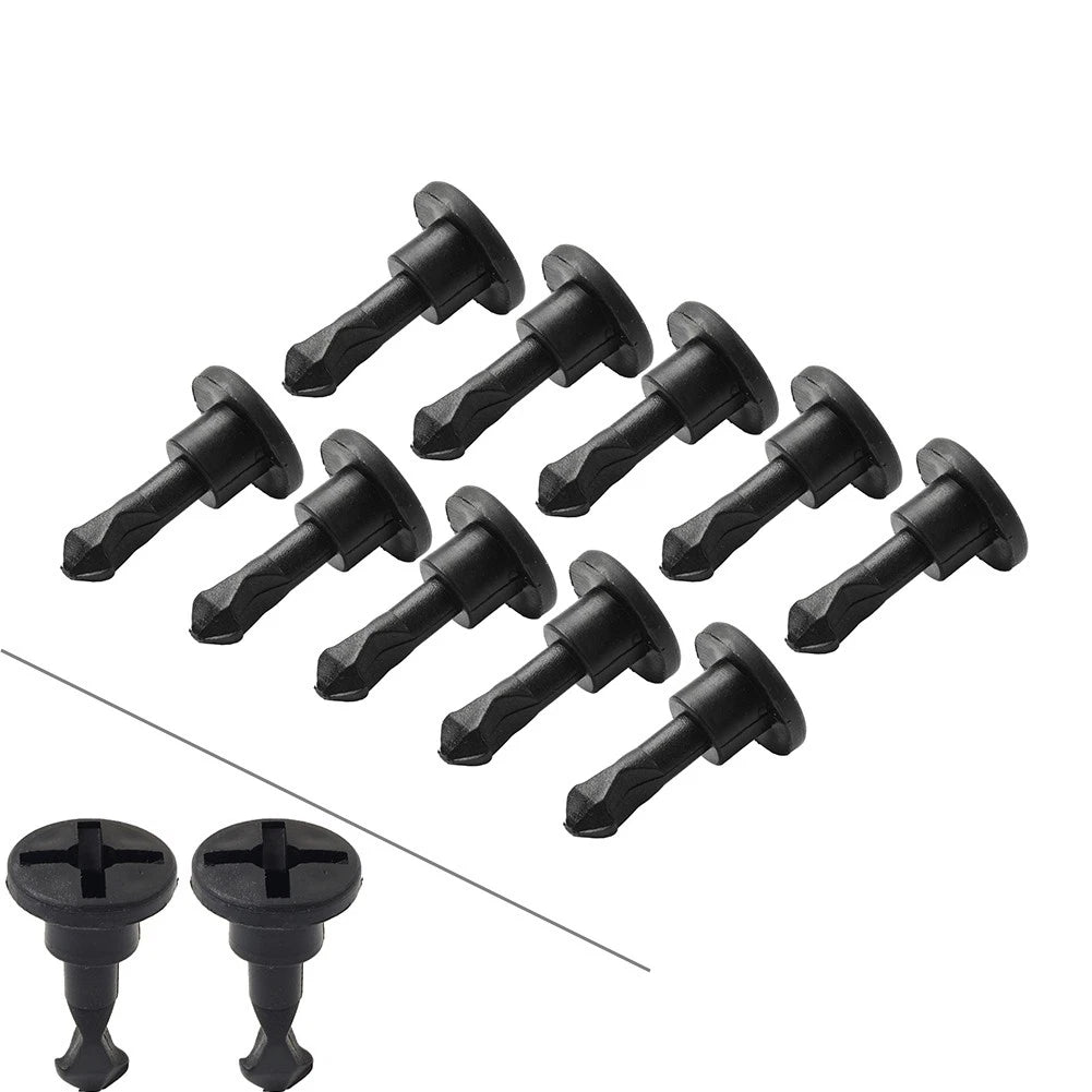10x Engine Cover Trim Fixing Bolt Clips for Audi Volkswagen 1.8L (N90801101)