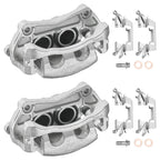 Pair Front Brake Calipers w/ Bracket for Nissan Murano (2015–2024)