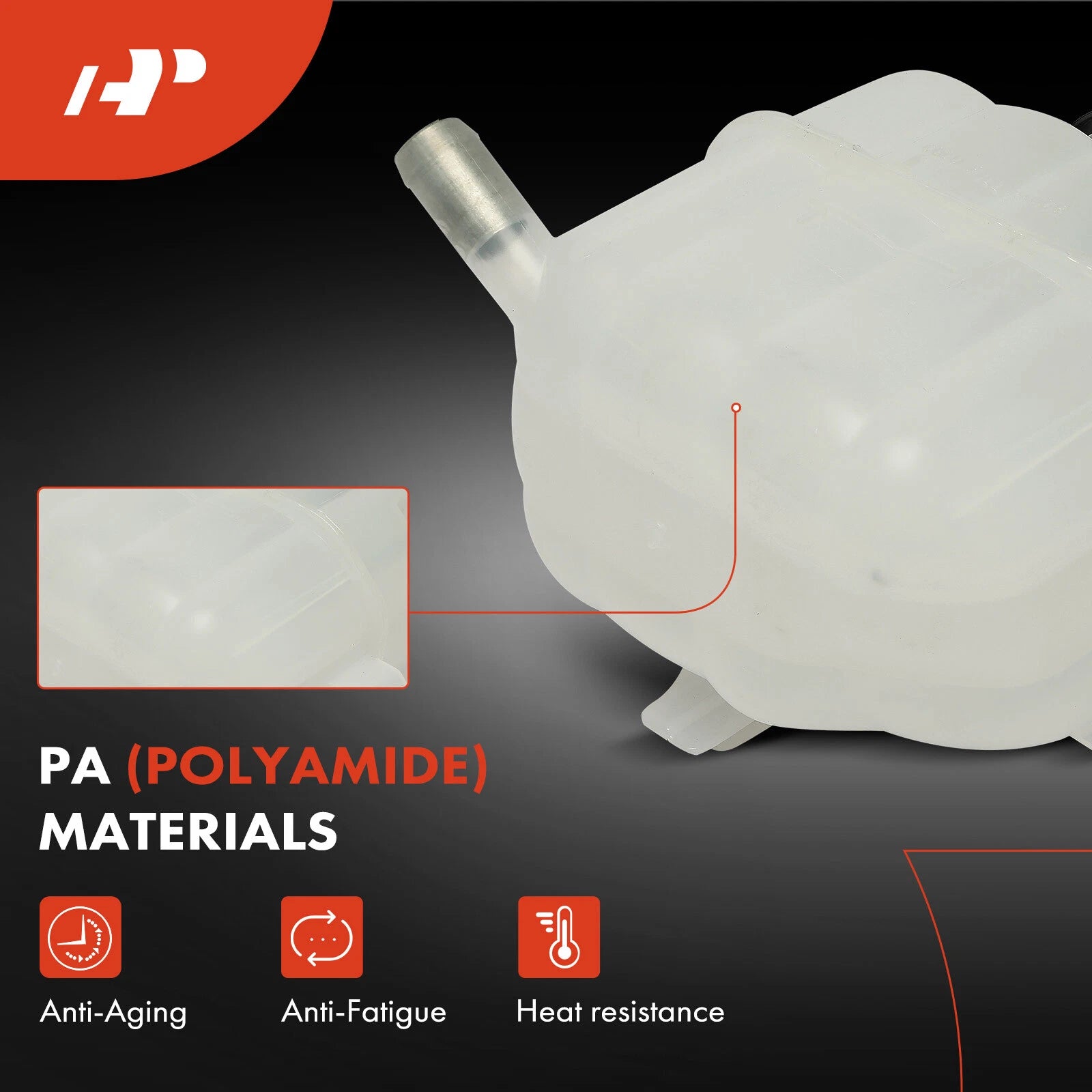 Coolant Expansion Tank with Cap for Ford Freestar, Windstar (2004-2007)