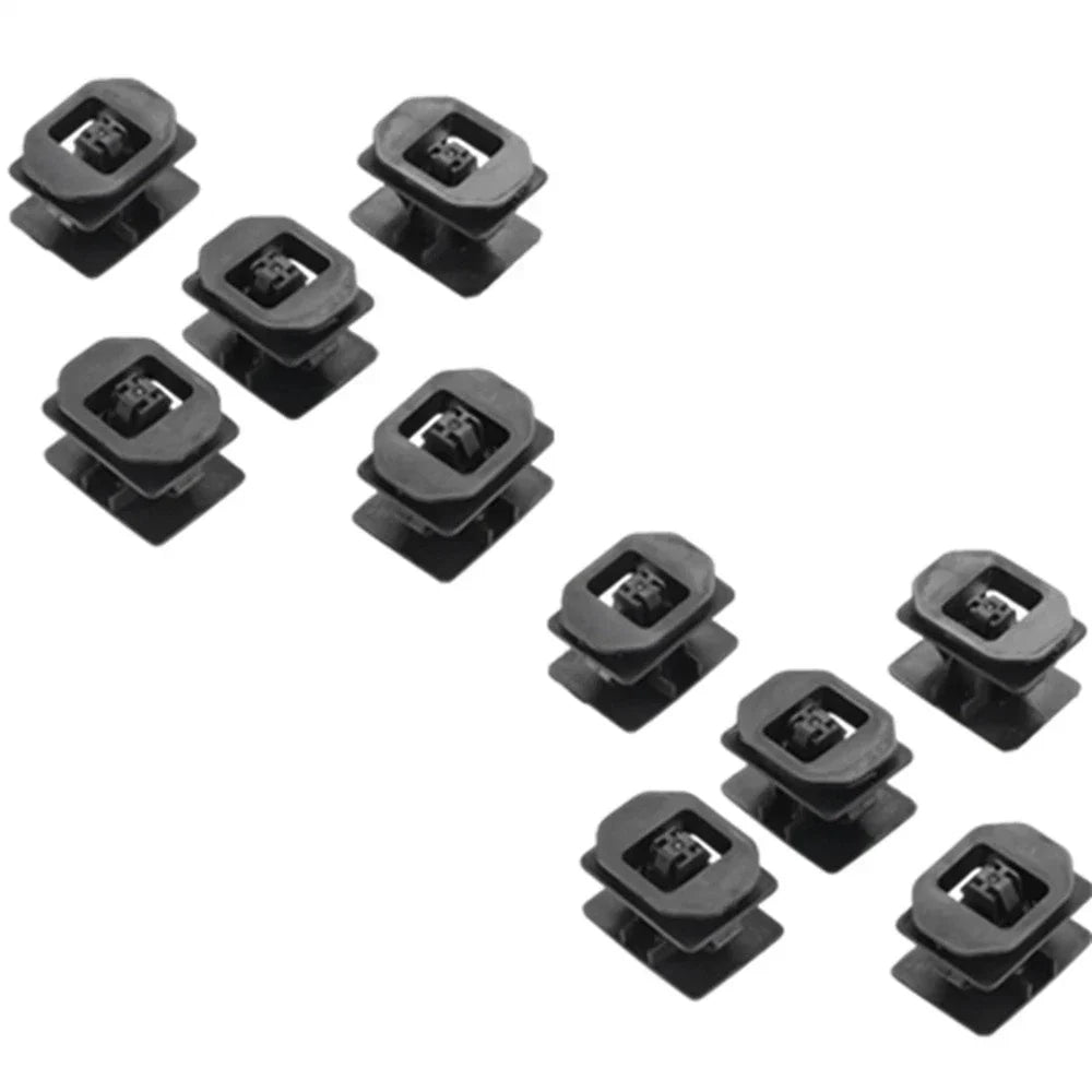 10 x Black Panel Moulding Clips for Ford Lincoln MKZ (2013-2020)