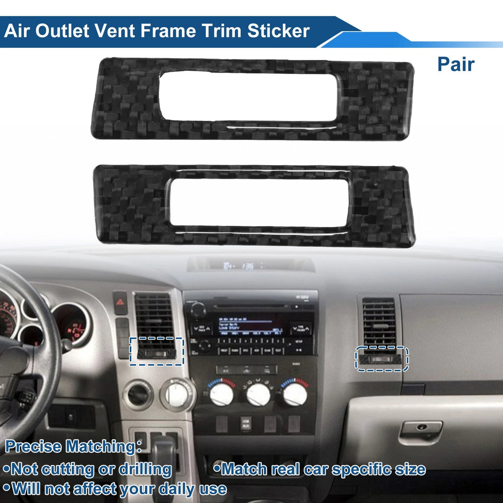 Set of 2 Air Condition Outlet Vent Trim Covers for Toyota Tundra (2007–2013)