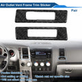Set of 2 Air Condition Outlet Vent Trim Covers for Toyota Tundra (2007–2013)