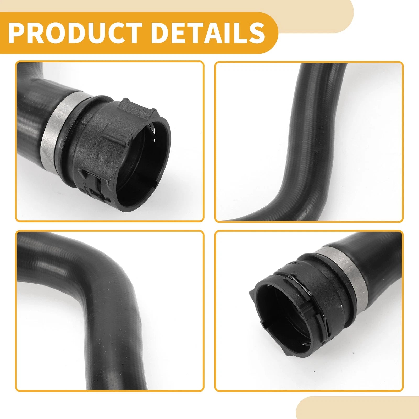 Radiator Hose for Mercedes-Benz C350e (2016–2018) No.A2055016384 Rubber