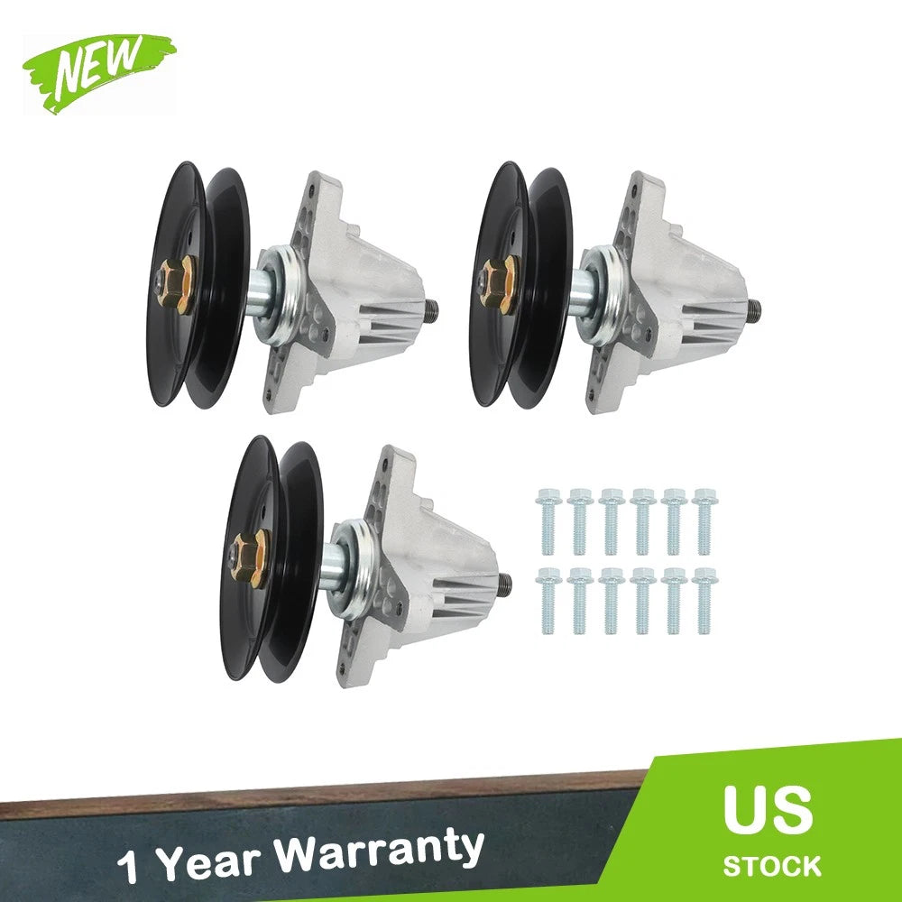 Set of 3 Spindle Assembly for MTD Cub Cadet Troy Bilt (YYYY–YYYY)