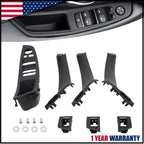 Inner Door Panel Handle Pull Trim Cover for BMW 5 Series F10 F11 (2010–2016)