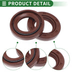 Set of 5 Oil Seal Rotary Shaft Seal FKM Rubber 17x28x5mm