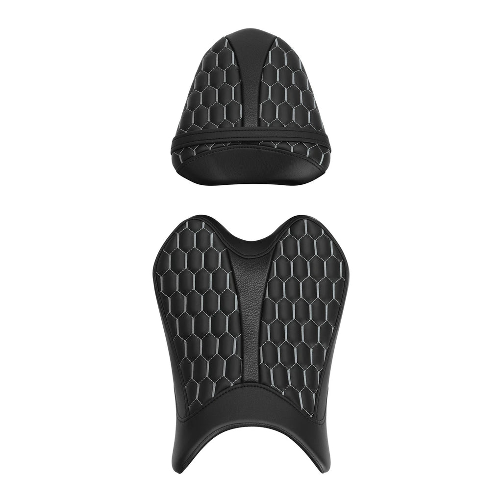 Rider Driver & Passenger Seats for Yamaha YZF R6 (2008–2016) Black