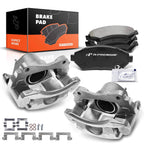 Front Brake Caliper and Ceramic Brake Pad for Chevrolet Impala Buick (2006–2020)