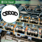 Set of 5 Oil Seal Ring for Rotary Shaft 22x32x7mm NBR Rubber