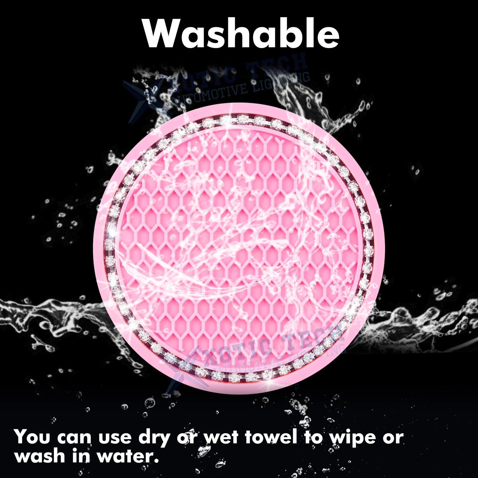 Universal Car Cup Holder Coasters Silicone Anti-Slip (4-Pack) for 2000-2025