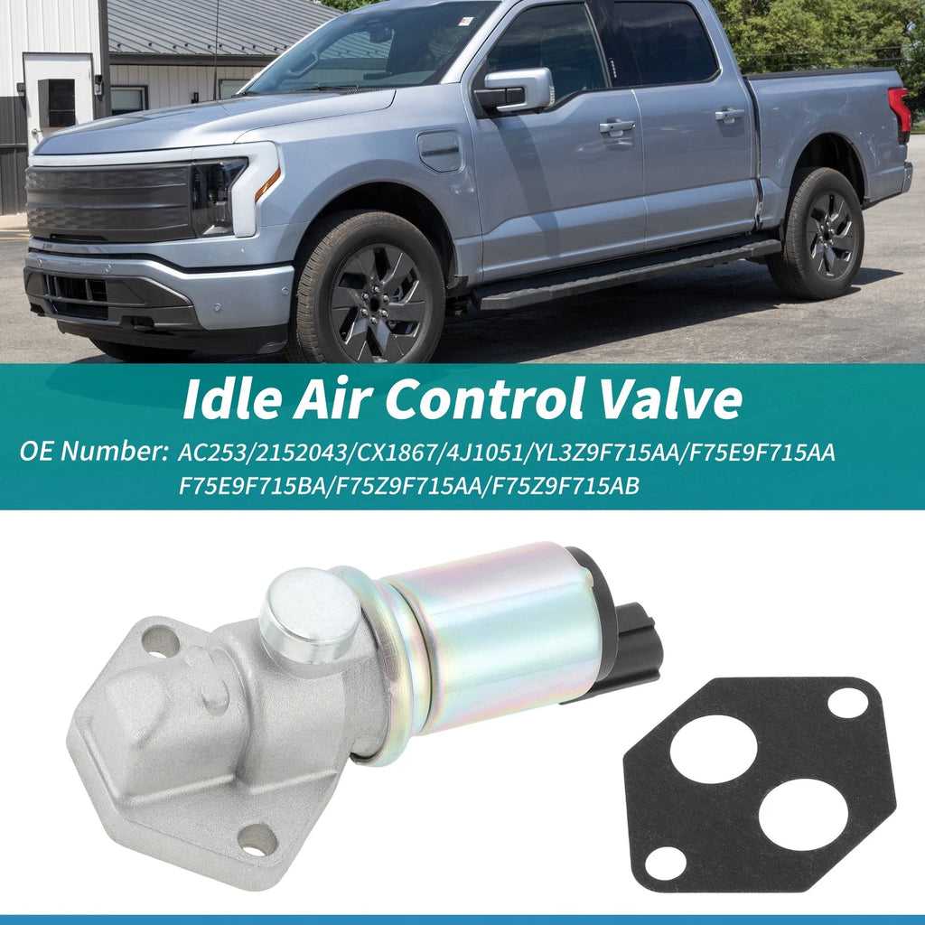 Idle Air Control Valve w/ Gasket for Ford Expedition (1997–2004) No.F75Z9F715AA