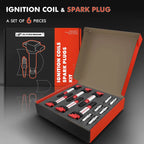 Set of 6 Ignition Coils & Iridium Spark Plugs for BMW 325Ci 325i 525i 330i (2001–2006)