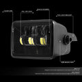 LED Projector Fog Lights for Ford F150 (2015–2020) - Black Housing