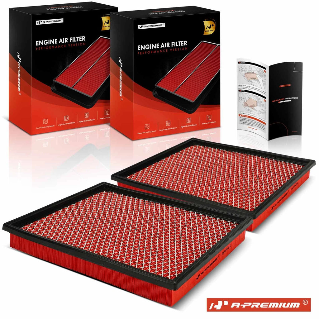 2X Performance Engine Air Filter for Jeep Grand Cherokee 