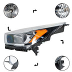 Headlight for Ford Escape (2017–2019) Halogen Driver Side